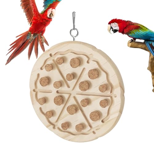 Bexdug Papageien-Korkspielzeug,Vogel-Korkholzspielzeug,Papageienkäfigzubehör | Vogelsittich-Spielzeug, Papageienkäfig-Zubehör, hängendes Korkspielzeug für Papageien, Lovebird, Nymphensittiche, von Bexdug