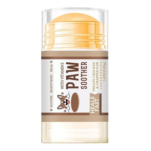 Bexdug Pfotenbalsam für Hunde, Katzen, Hunde, rissige Pfotenwachs, 40 g, Pfotenpflege, Creme, Pfotenschutz gegen, für heißen Gehweg, Sand, Schmutz, Schnee von Bexdug