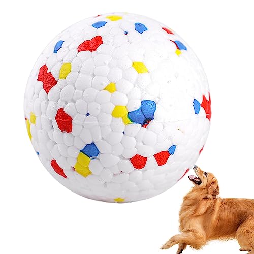 Bexdug Unzerstörbares Hundespielzeug mit festem Ball - Interaktive Hundespielzeug-Beißbälle,Schwimmendes, bissfestes Haustierballspielzeug, langlebige Hundebälle für das Kauen und Training großer von Bexdug