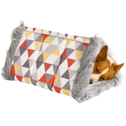 Bexdug Winter-Hundebett, warmes Kätzchenbett, Warmes halbgeschlossenes Katzenbett, Halbgeschlossenes Welpenbett aus Plüsch für Kätzchen, faltbar, für Privatsphäre und Sicherheit Bexdug Winter-Hundebett, warmes Kätzchenbett, Warmes halbgeschlossenes Katzenbett, Halbgeschlossenes Welpenbett aus Plüsch für Kätzchen, faltbar, für Privatsphäre und Sicherheit von Bexdug