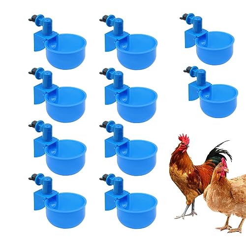 Hühnerwasser-Futterstation | Geflügeltränke-Futternapf - Sicher zu verwendendes Futtermittel für Enten, Hühner, Vögel und Truthähne Bexdug von Bexdug