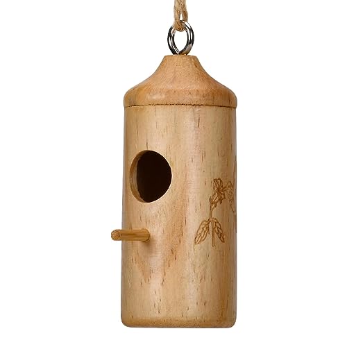 Kolibri-Haus - Schaukel-Nisthaus aus Holz für Kolibris | Wiederverwendbares Vogelhaus zum Aufhängen im Freien, Kolibri-Nisthaus für Zaunkönige Bexdug von Bexdug