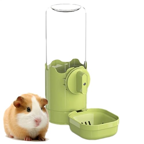 Trinkflasche für kleine Tiere, Trinkspender für Haustiere, montierter Chinchilla-Futterbecher – Bewässerungszubehör, wiederverwendbarer Hasen-Futterspender für den Innen- und Außenbereich von Bexdug