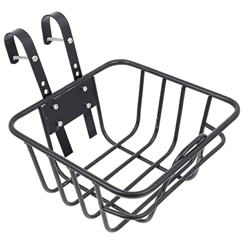 Fahrradkorb, Metallkorb, Multifunktions-Fahrradkorb, Fahrradlenkerkorb mit Haken, Outdoor-Fahrradaufbewahrungshalter, Zubehör Fahrradkorb, Metallkorb, Multifunktions-Fahrradkorb, Fahrradlenkerkorb mit Haken, Outdoor-Fahrradaufbewahrungshalter, Zubehör von BgnEhRfL