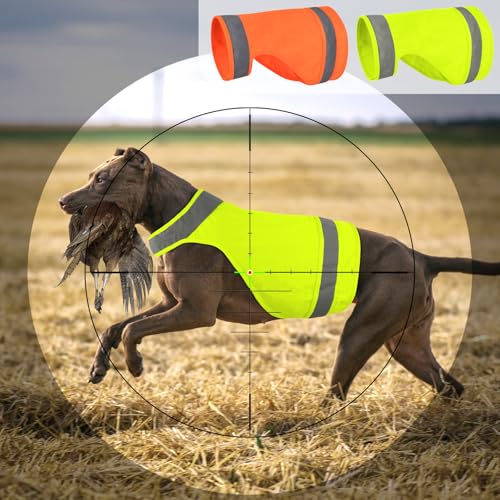 BiPawTi Sicherheitsweste für Hunde, fluoreszierende Jagdweste, reflektierender Hundemantel für nächtliche Spaziergänge, Jagd, Training, Joggen, 2er Pack, Orange, L BiPawTi Sicherheitsweste für Hunde, fluoreszierende Jagdweste, reflektierender Hundemantel für nächtliche Spaziergänge, Jagd, Training, Joggen, 2er Pack, Orange, L von BiPawTi