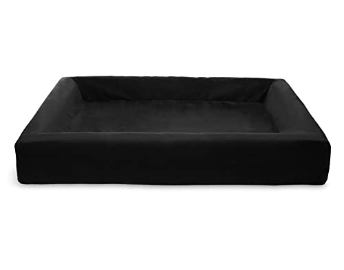 Bia bed royal fluweel Hoes hondenmand zwart Bia-6 100x80x15 cm von Bia