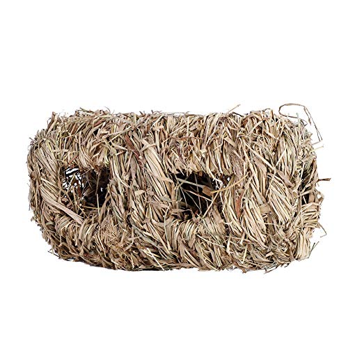Stilvolles haltbares Kaninchen-Gras-Haus-Kauspielzeug-Matten-Bett für Hamster-Meerschweinchen-Häschen von Shanrya