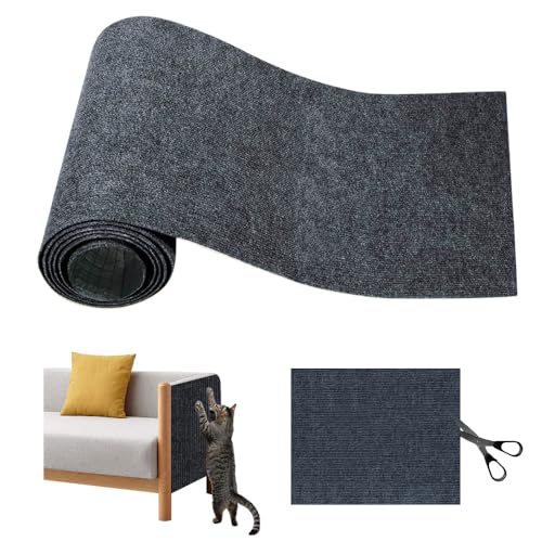 Bieiyhe Kratzmatte Katze Selbstklebend, Kratzteppich Katzen Kratzmatte Wand Kratzschutz, Cat Scratching Mat Sofa, Kratzfolie Katzenkratzbretter DIY Trimmbarer für Schützt Möbel -40 x 200 cm Dunkelgrau Bieiyhe Kratzmatte Katze Selbstklebend, Kratzteppich Katzen Kratzmatte Wand Kratzschutz, Cat Scratching Mat Sofa, Kratzfolie Katzenkratzbretter DIY Trimmbarer für Schützt Möbel -40 x 200 cm Dunkelgrau von Bieiyhe