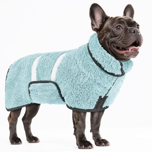 Bienbee Hundebademantel, schnell trocknend, super saugfähig, nach dem Baden, warmes Handtuch, Hundebadzubehör, Hellgrün, Größe M Bienbee Hundebademantel, schnell trocknend, super saugfähig, nach dem Baden, warmes Handtuch, Hundebadzubehör, Hellgrün, Größe M von Bienbee