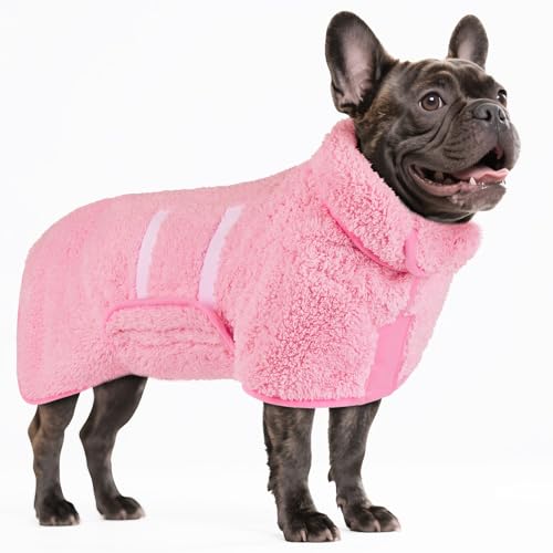 Bienbee Hundebademantel, schnell trocknend, super saugfähig, nach dem Baden, warmes Handtuch, Hundebadzubehör, Rosa, Größe M Bienbee Hundebademantel, schnell trocknend, super saugfähig, nach dem Baden, warmes Handtuch, Hundebadzubehör, Rosa, Größe M von Bienbee