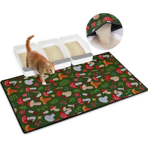 Bienbee Jumbo-Katzenklo Matte, 116,8 x 68,6 cm, doppellagig, reduziert Verfolgung und hält Böden sauber, Dschungelpilz, Größe XL Bienbee Jumbo-Katzenklo Matte, 116,8 x 68,6 cm, doppellagig, reduziert Verfolgung und hält Böden sauber, Dschungelpilz, Größe XL von Bienbee