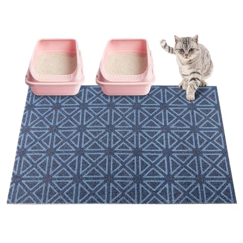 Bienbee Katzenklo Matte, Katzenstreu Matte Streu Fangmatte Leicht zu Reinigen Weiche Katzentoilette Matte für Katze Kätzchen PVC Material Pad Bienbee Katzenklo Matte, Katzenstreu Matte Streu Fangmatte Leicht zu Reinigen Weiche Katzentoilette Matte für Katze Kätzchen PVC Material Pad von Bienbee