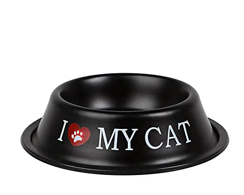 BigBuy Pets Futterstation für Haustiere. Love My Cat 116045 (Durchmesser 15 cm) 420 g von BigBuy Pets