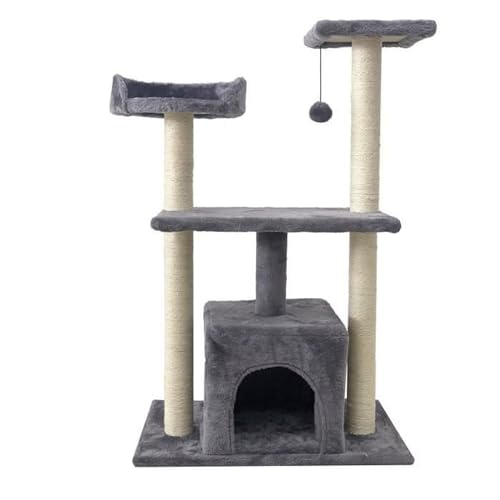 BigBuy Pets Kratzbaum für Katzen, Romy, Grau, Ø 7 cm, 60 x 40 x 25 cm BigBuy Pets Kratzbaum für Katzen, Romy, Grau, Ø 7 cm, 60 x 40 x 25 cm von Youdoit