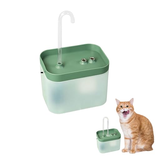 Katzenwasserbrunnen, Automatischer Katzenbrunnen, USB 20dB Ultra-Leise Haustier Wasserbrunnen, BPA-freier Wasserbrunnen für Katzen im Inneren, Katzenwassernapf für kleine bis mittelgroße Katze Hund von BigKing