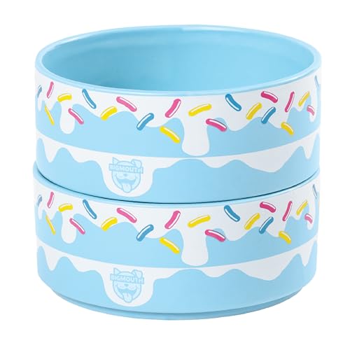 BigMouth Inc Cake Pet Bowl, Cute Ceramic Food & Water Bowl Set for Cats & Dogs, Pet Safe Bowls for Cat & Dog Food, Set of 2 BigMouth Inc Cake Pet Bowl, Cute Ceramic Food & Water Bowl Set for Cats & Dogs, Pet Safe Bowls for Cat & Dog Food, Set of 2 von BigMouth