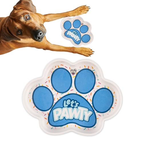 Flacher Schnurrhaar, Müdigkeit, Futternapf für Katzen und kleine Hunde, leicht zu reinigende Haustierplatte, lustige Futterplatte - Partytier Flacher Schnurrhaar, Müdigkeit, Futternapf für Katzen und kleine Hunde, leicht zu reinigende Haustierplatte, lustige Futterplatte - Partytier von BigMouth