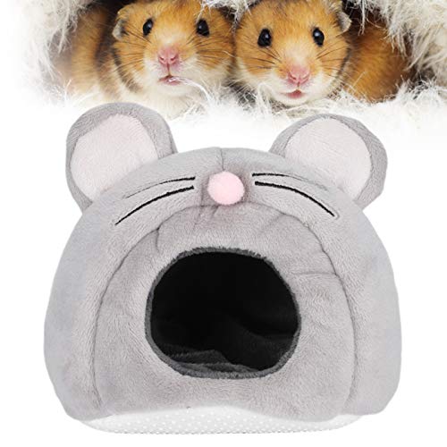 BigKing Hamster Schlafbett, Mausform Schönes kleines Haustier Schlafhaus Weiches Nest Warmer Bettkäfig für Hamster von BigKing