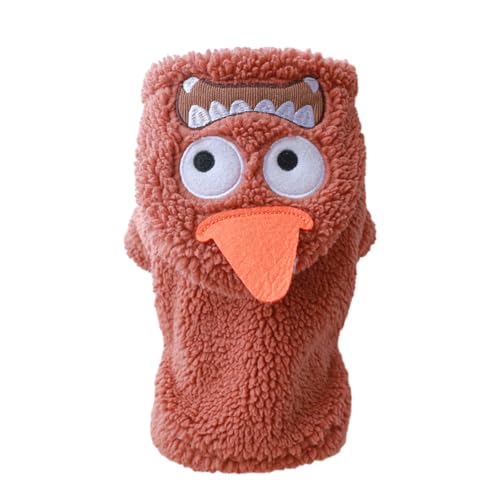 Bigougem Haustier-Outfit mit zwei Beinen und Kapuze, für kleine Hunde, niedliches Cartoon-Design, Knopfverschluss, 2-beinig, weich, bequem, warm, mit Kapuze, Winterjacke, Rosa, Größe M Bigougem Haustier-Outfit mit zwei Beinen und Kapuze, für kleine Hunde, niedliches Cartoon-Design, Knopfverschluss, 2-beinig, weich, bequem, warm, mit Kapuze, Winterjacke, Rosa, Größe M von Bigougem