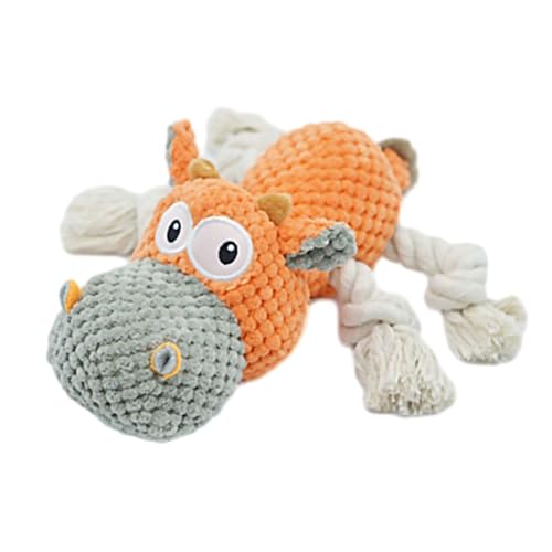 Bigougem Kauspielzeug für Hunde Komfort Unzerstörbar Hund Quietschende Plüsch Stofftiere Baumwolle Lustig Quietscht Saubere Zähne Weiches Kauen Haustier mit Knisterpapier Groß Orange Bigougem Kauspielzeug für Hunde Komfort Unzerstörbar Hund Quietschende Plüsch Stofftiere Baumwolle Lustig Quietscht Saubere Zähne Weiches Kauen Haustier mit Knisterpapier Groß Orange von Bigougem