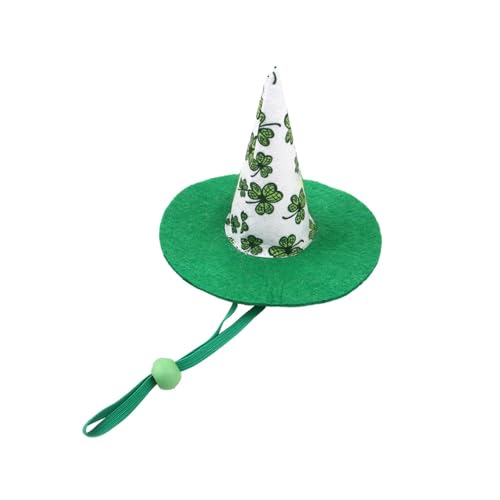 Haustierhut, Dekoration, Kostüm, Kopfbedeckung, St. Patrick's Day, verstellbares Gummiband, grünes Kleeblatt-Druck, für Hunde und Katzen, spitz, irisches Festival, Foto, Weiß, 2 Haustierhut, Dekoration, Kostüm, Kopfbedeckung, St. Patrick's Day, verstellbares Gummiband, grünes Kleeblatt-Druck, für Hunde und Katzen, spitz, irisches Festival, Foto, Weiß, 2 von Bigougem