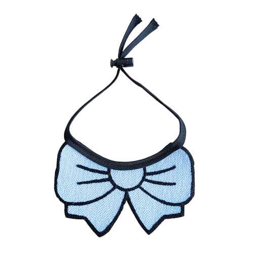 Verstellbares Hundehalsband, modischer Schal für Welpen, Haustiere, Schmetterlingsform, exquisites Kätzchen, nicht strangulierend, helle Farbe, Blau Verstellbares Hundehalsband, modischer Schal für Welpen, Haustiere, Schmetterlingsform, exquisites Kätzchen, nicht strangulierend, helle Farbe, Blau von Bigougem