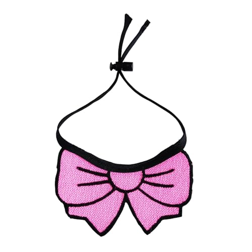 Verstellbares Hundehalsband, modischer Schal für Welpen, Haustiere, Schmetterlingsform, exquisites Kätzchen, nicht strangulierend, helle Farbe, Rosa Verstellbares Hundehalsband, modischer Schal für Welpen, Haustiere, Schmetterlingsform, exquisites Kätzchen, nicht strangulierend, helle Farbe, Rosa von Bigougem