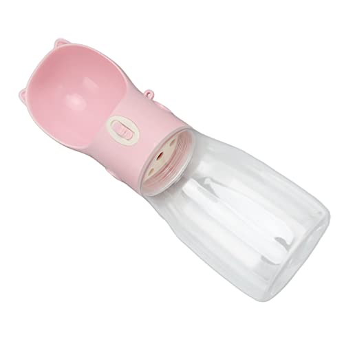 Wasserflasche für Hunde, Tragbar, 550 Ml, Mehrzweck-Wasserspender für Haustiere, BPA-frei, Leicht zu Reinigen, mit Umhängeband, für Hamster, für Welpen, für Kaninchen, für Outdoor, Camping (Rosa) Wasserflasche für Hunde, Tragbar, 550 Ml, Mehrzweck-Wasserspender für Haustiere, BPA-frei, Leicht zu Reinigen, mit Umhängeband, für Hamster, für Welpen, für Kaninchen, für Outdoor, Camping (Rosa) von Biitfuu