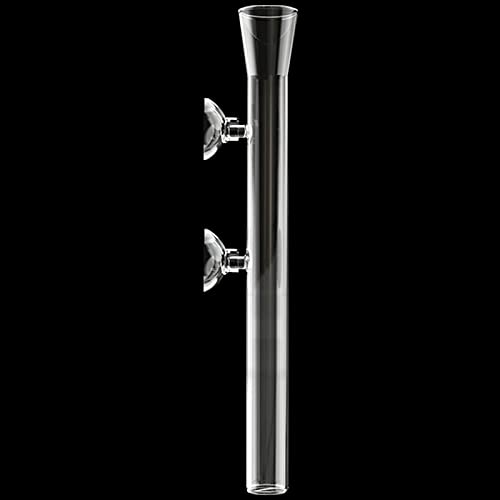 Bilindasly 250 mm Glas-Aquarium-Futterröhre für Garnelen für Aquarien, transparent, mit 2 Saugnäpfen von Bilindasly