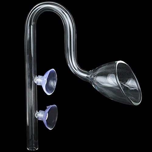 Bilindasly Glaslilienrohr-Ablaufgarnitur für Aquarien, 17 mm, für 16/22 mm Innendurchmesser, Schlauchschlauch von Bilindasly