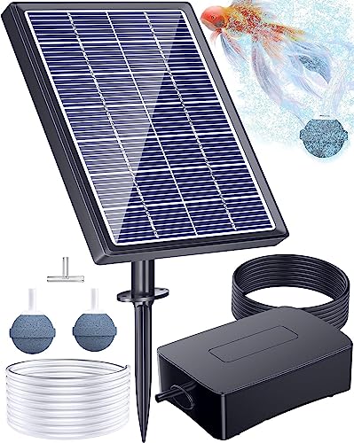 Biling Solar Teichbelüfter mit akku, 2.5W Solar Sauerstoffpumpe für Teich Teichbelüfter Solar Aquarium Sauerstoffpumpe 3 Modi Luftpumpe, Teich Sauerstoffpumpe Solar für Wasserzirkulation im Garten Biling Solar Teichbelüfter mit akku, 2.5W Solar Sauerstoffpumpe für Teich Teichbelüfter Solar Aquarium Sauerstoffpumpe 3 Modi Luftpumpe, Teich Sauerstoffpumpe Solar für Wasserzirkulation im Garten von Biling