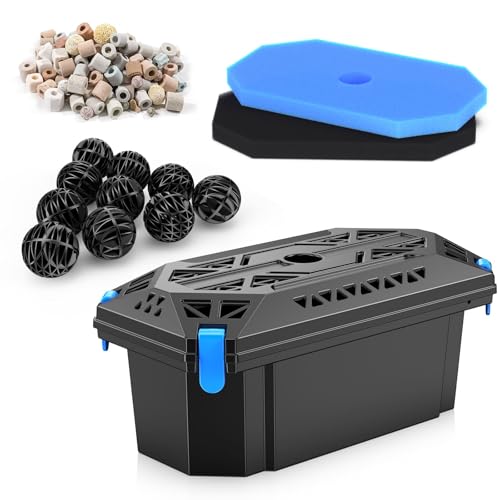 Biling Teichfilter Komplettset, Verwendet mit Teichpumpe Solar Springbrunnenpumpe Teichfilter Wasserfall, Biologisches Filtersystem dient zum Schutz von Wasserpumpen und klare Teiche Wasserfall Biling Teichfilter Komplettset, Verwendet mit Teichpumpe Solar Springbrunnenpumpe Teichfilter Wasserfall, Biologisches Filtersystem dient zum Schutz von Wasserpumpen und klare Teiche Wasserfall von Biling