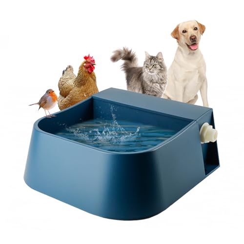 Billionchains Wassernapf für Hunde 2L Auslaufsicher Trinknapf für Hunde mit Schwimmerventil Automatisch Befüllbarer Wassernapf für Hunde und Katzen Billionchains Wassernapf für Hunde 2L Auslaufsicher Trinknapf für Hunde mit Schwimmerventil Automatisch Befüllbarer Wassernapf für Hunde und Katzen von BillionChains