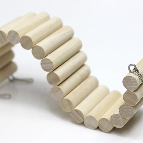 Hamster Leiter Brücke Spielzeug Holz Klettern Kleintierkäfig Kletterspielzeug Biegbare kleine Tiere für Hamster Meerschweinchen Ratten Vögel Hamster Leiter Brücke Spielzeug Holz Klettern Kleintierkäfig Kletterspielzeug Biegbare kleine Tiere für Hamster Meerschweinchen Ratten Vögel von Billowvolve