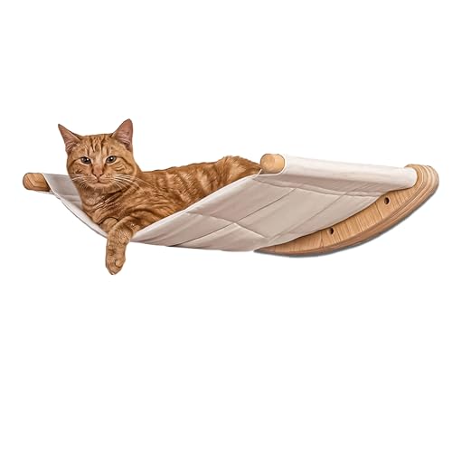 Billowvolve Katze Wandregale Katze Wandhängematte Comfy Katze Wandbett Katze Wandmöbel zum Klettern und Liegen Billowvolve Katze Wandregale Katze Wandhängematte Comfy Katze Wandbett Katze Wandmöbel zum Klettern und Liegen von Billowvolve