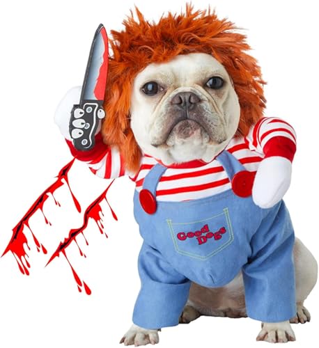 Bimhayuu Haustier-Hundekostüm, lustiges Halloween-Kostüm, niedliche Hundekleidung, Party, Cosplay-Kostüm für kleine, mittelgroße und große Hunde, Katzen, Welpen, Urlaub, cooles Hunde-Outfit, gruselige Bimhayuu Haustier-Hundekostüm, lustiges Halloween-Kostüm, niedliche Hundekleidung, Party, Cosplay-Kostüm für kleine, mittelgroße und große Hunde, Katzen, Welpen, Urlaub, cooles Hunde-Outfit, gruselige von Bimhayuu