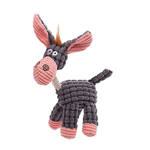 Bimhayuu Hundespielzeug Spielzeug Hund Kuscheltier Hund Plüschtier 27CM Hund interaktives Hundespielzeug mit eingebauten Quietscher gegen Langeweile geeignet für Welpen kleine und große Hunde (Grau) Bimhayuu Hundespielzeug Spielzeug Hund Kuscheltier Hund Plüschtier 27CM Hund interaktives Hundespielzeug mit eingebauten Quietscher gegen Langeweile geeignet für Welpen kleine und große Hunde (Grau) von Bimhayuu