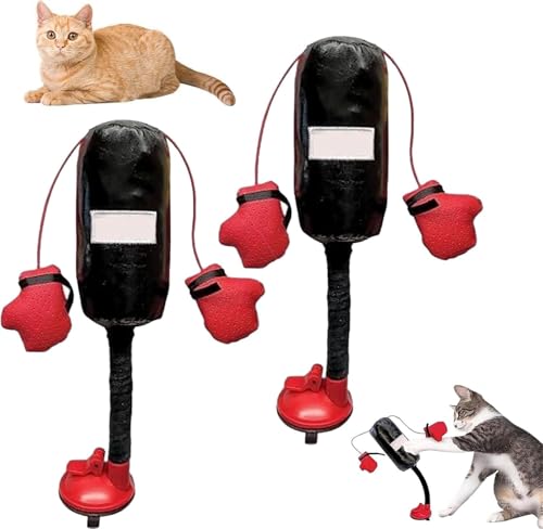 Katzen-Boxsack-Spielzeug, interaktives Kätzchen-Spielzeug, Boxsack mit Handschuhen, Katzenspielzeug, Kätzchen-Boxsack, Spielzeug, Katzen-Geburtstagsspielzeug, Katzen-Boxhandschuhe, Spielzeug (2 Stück) Katzen-Boxsack-Spielzeug, interaktives Kätzchen-Spielzeug, Boxsack mit Handschuhen, Katzenspielzeug, Kätzchen-Boxsack, Spielzeug, Katzen-Geburtstagsspielzeug, Katzen-Boxhandschuhe, Spielzeug (2 Stück) von Bimhayuu