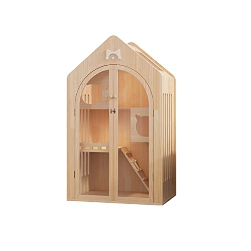 Cat Condos Cat Villa Cat Cage Oversized Haushalt Indoor Katzenhaus Katze Katzenhaus Katzenstreu Haustier Katzenzimmer Katzenvilla von BinOxy