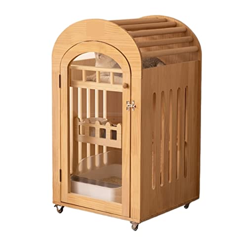 Katzenhütte Cat Villa Home Indoor Pet Cat Cat Cage Zweistöckiges kleines Katzenhaus Katzenhaus Atmungsaktives Katzenstreuhaus Katzenvilla Katzenhütte Cat Villa Home Indoor Pet Cat Cat Cage Zweistöckiges kleines Katzenhaus Katzenhaus Atmungsaktives Katzenstreuhaus Katzenvilla von BinOxy