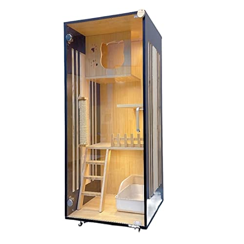 Katzenhütte Katzenkäfig Villa Home Cat Cage Indoor Katzenschrank Katzenhaus Katze Katze Villa Luxus großer zweistöckiger Katzenvilla Katzenvilla Katzenhütte Katzenkäfig Villa Home Cat Cage Indoor Katzenschrank Katzenhaus Katze Katze Villa Luxus großer zweistöckiger Katzenvilla Katzenvilla von BinOxy