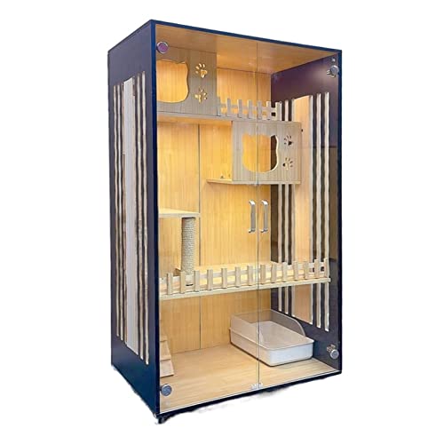 Katzenhütte Katzenkäfig Villa Home Cat Cage Indoor Katzenschrank Katzenhaus Katze Katze Villa Luxus großer zweistöckiger Katzenvilla Katzenvilla Katzenhütte Katzenkäfig Villa Home Cat Cage Indoor Katzenschrank Katzenhaus Katze Katze Villa Luxus großer zweistöckiger Katzenvilla Katzenvilla von BinOxy