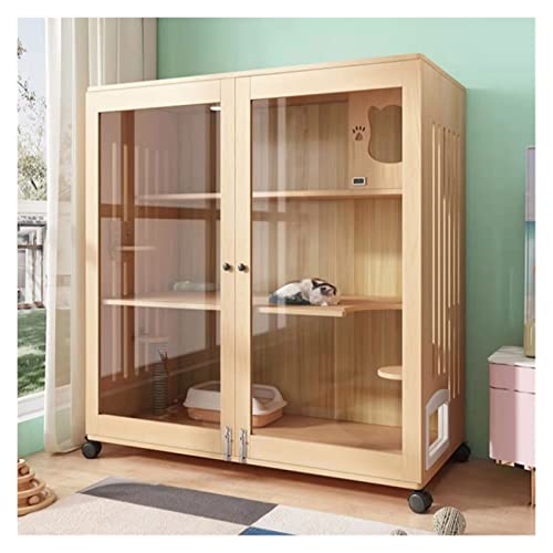 Katzenhütte Katzenkäfig Zuhause Katzenstreu Doppeldecker-Katzenvilla Katzenhaus Innen-Katzenhaus Geschlossener Katzenschrank Katzenhaus aus Holz Katzenvilla Katzenhütte Katzenkäfig Zuhause Katzenstreu Doppeldecker-Katzenvilla Katzenhaus Innen-Katzenhaus Geschlossener Katzenschrank Katzenhaus aus Holz Katzenvilla von BinOxy