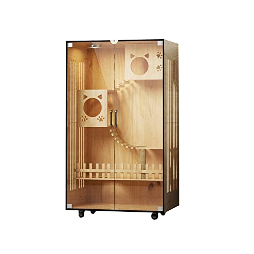 Katzenhütte Katzenvilla, Katzenkäfig, Katzenschrank, Katzenhaus, Katzenhaus, zweistöckiges Haustierzimmer, super Freiraum, Katzenstreu, Zuhause, drinnen Katzenvilla Katzenhütte Katzenvilla, Katzenkäfig, Katzenschrank, Katzenhaus, Katzenhaus, zweistöckiges Haustierzimmer, super Freiraum, Katzenstreu, Zuhause, drinnen Katzenvilla von BinOxy