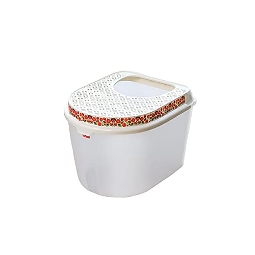 Katzenklo Cat-Wurf-Kasten Vollständig geschlossener spritzerfestes Top-in halbgeschlossener Katzen-Toiletten-Übergroß-Katzenbedarf for Katzen unter 20 kg geeignet Katzentoilette (Color : B) von BinOxy