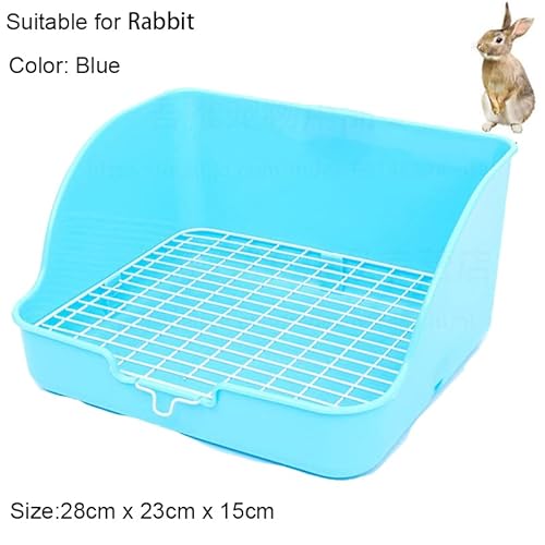 Katzenklo Hamster Haustier Katze Kaninchen Ecke WC Wurfsträucher Clean Indoor Pet Wurf Trainingsablage for kleine Tier Haustiere Katzentoilette (Color : 1, Size : As Your Options) von BinOxy