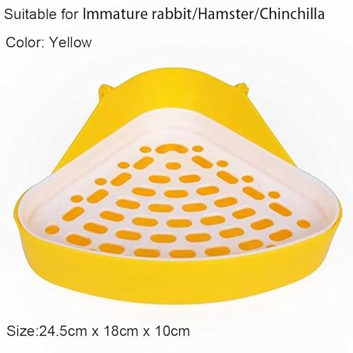 Katzenklo Hamster Haustier Katze Kaninchen Ecke WC Wurfsträucher Clean Indoor Pet Wurf Trainingsablage for kleine Tier Haustiere Katzentoilette (Color : 10, Size : As Your Options) von BinOxy