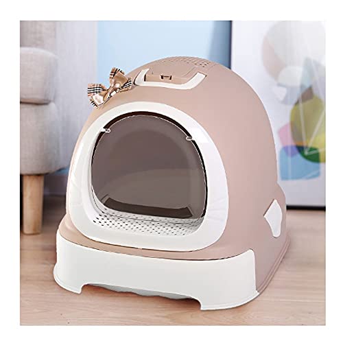 Katzenklo Top ARC Cat Wurf Box Vollständig eingeschlossener Katze Toilettenschubladenart Deodorant Spritzsichere Kätzchenkäfig kann platziert Werden Katzentoilette (Color : C) von BinOxy