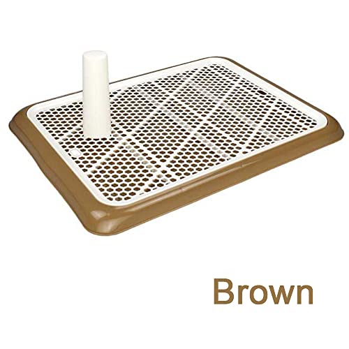 Katzenklo Tragbare Haustier Toliet-Training Kunststoff mit Säulen-Toiletten-Matte-Training Töpfchen-Dog Pad-Tablett Toiletten-Trainings-Harn-Trainer Pee-Pad Katzentoilette (Color : Bruin, Size : 50X Katzenklo Tragbare Haustier Toliet-Training Kunststoff mit Säulen-Toiletten-Matte-Training Töpfchen-Dog Pad-Tablett Toiletten-Trainings-Harn-Trainer Pee-Pad Katzentoilette (Color : Bruin, Size : 50X von BinOxy