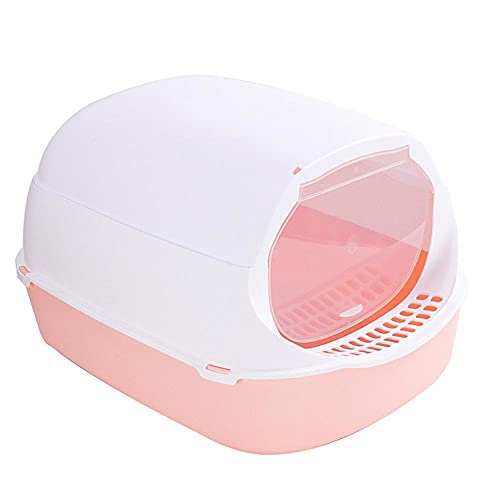 Katzenklo Volle geschlossene Katze Kunststoff streu Box Deodorant Katze kätzchen Anti Splash Toilette innen sauber Sand Schlaf Basin kats putzungsmittel Katzentoilette (Color : Semi-Closed Blue, Siz Katzenklo Volle geschlossene Katze Kunststoff streu Box Deodorant Katze kätzchen Anti Splash Toilette innen sauber Sand Schlaf Basin kats putzungsmittel Katzentoilette (Color : Semi-Closed Blue, Siz von BinOxy